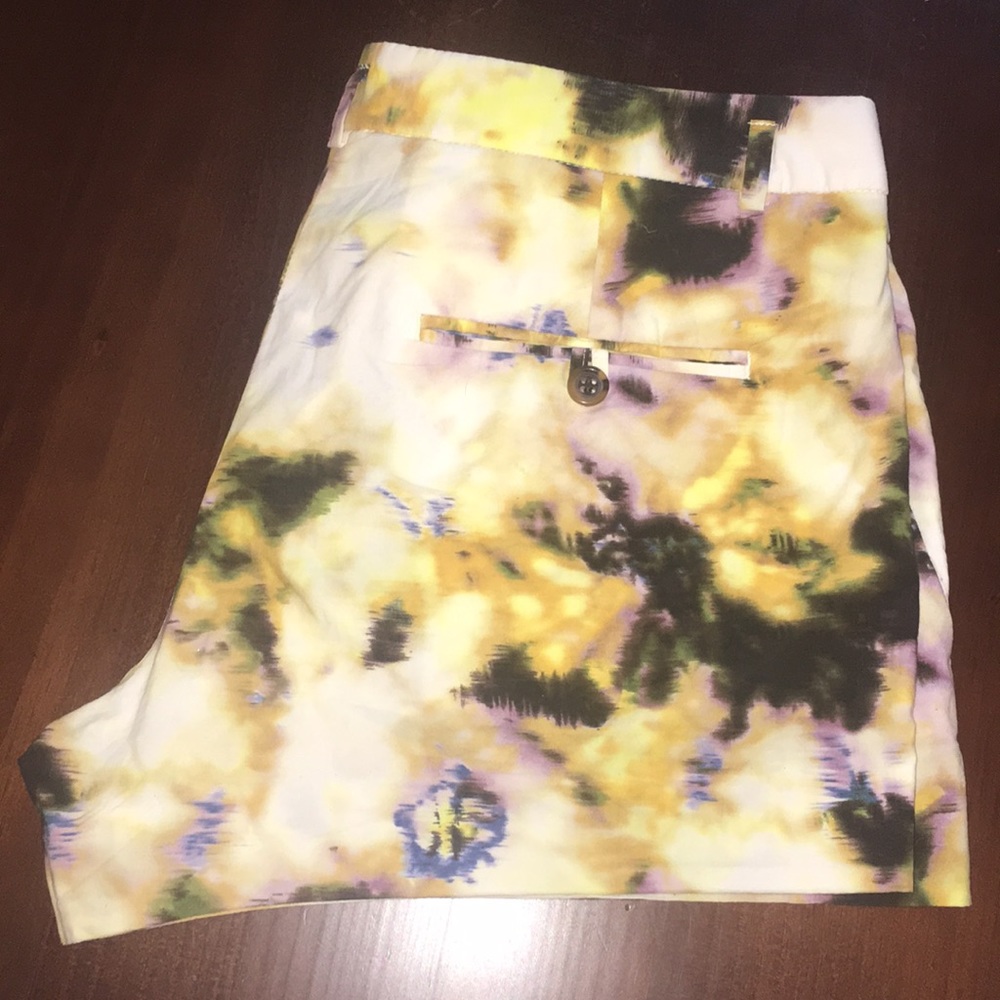 J. Crew Watercolor Shorts Sz 6
